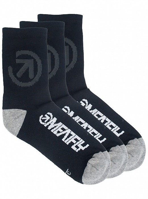 Ponožy MEATFLY LONG SOCKS BLACK