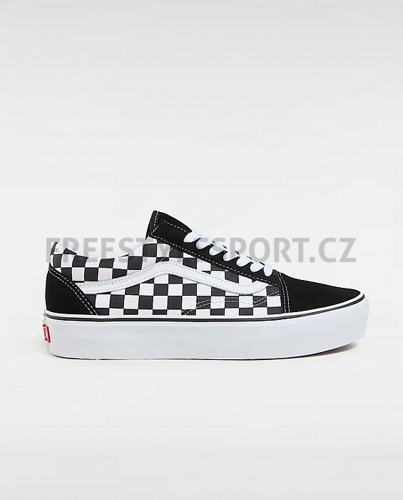 Tenisky VANS OLD SKOOL PLATFORM (CHECKERBOARD) BLACK/TRUE WHITE