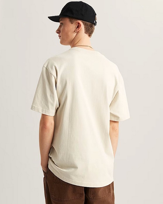 Triko VANS LEFT CHEST II LOOSE SS OATMEAL