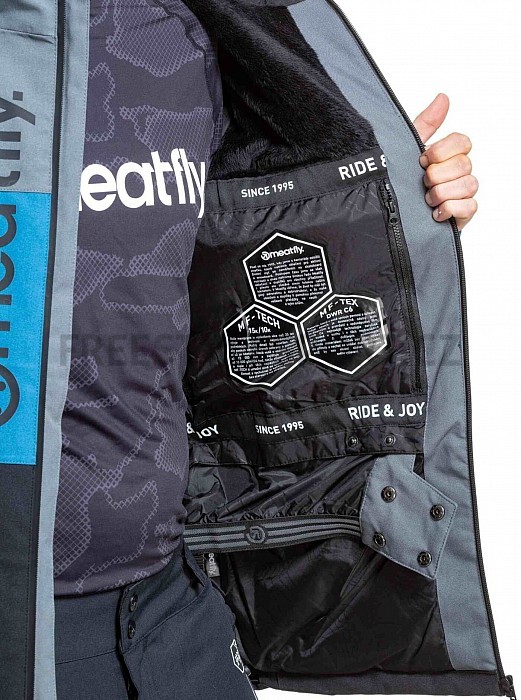 Bunda MEATFLY MANIFOLD JACKET BLUE/BLACK