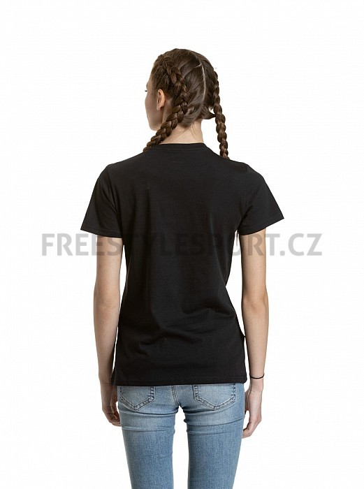 Triko MEATFLY LADIES MF LOGO T-SHIRT BLACK