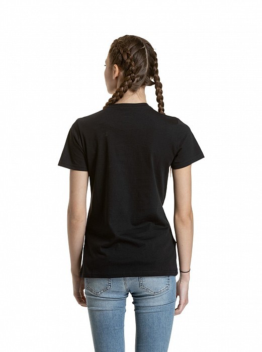 Triko MEATFLY LADIES MF LOGO T-SHIRT BLACK