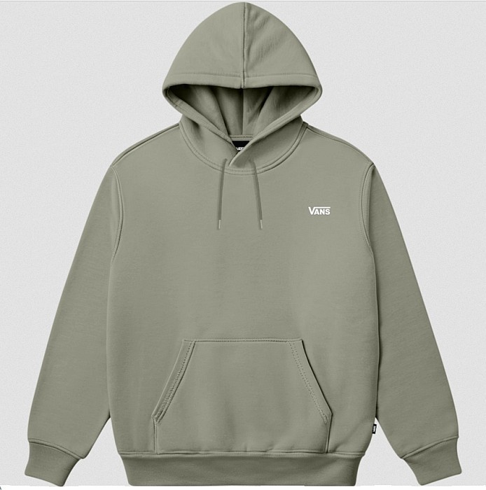 Mikina VANS LEFT CHEST PULLOVER SOFT SAGE