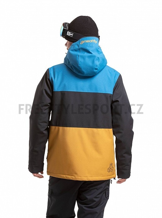 Bunda MEATFLY MANIFOLD JACKET WOOD/BLUE