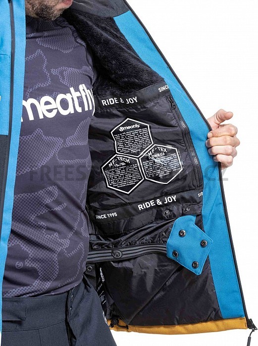 Bunda MEATFLY MANIFOLD JACKET WOOD/BLUE
