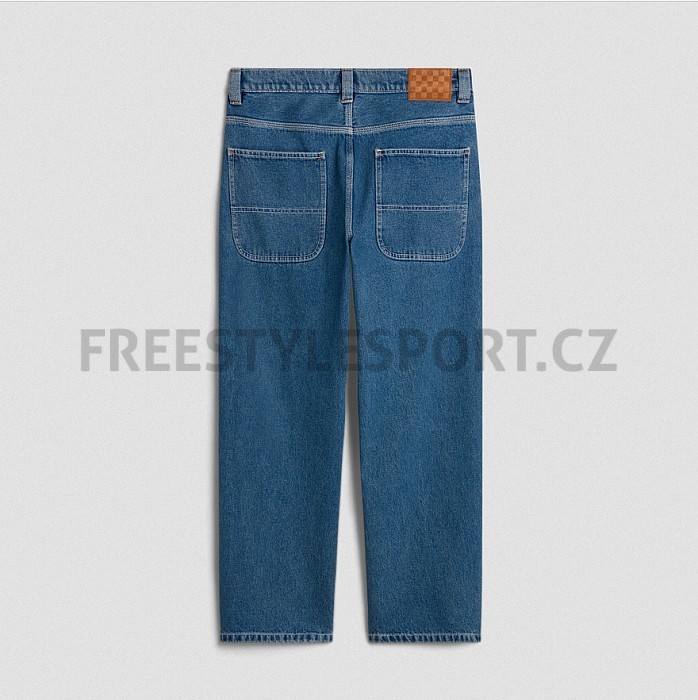 Kalhoty VANS SKATE CHECK-5 LOOSE DENIM VINTAGE INDIGO