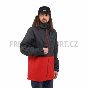 Bunda HORSEFEATHERS CLOSTER II JACKET 22/23 PHANTOM/LAVA RED