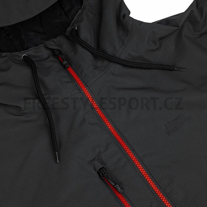 Bunda HORSEFEATHERS CLOSTER II JACKET 22/23 PHANTOM/LAVA RED