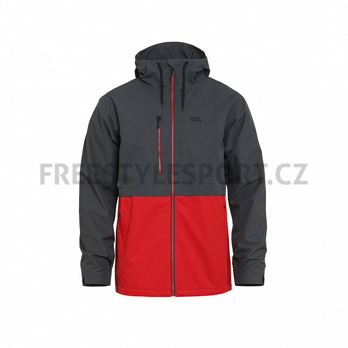 Bunda HORSEFEATHERS CLOSTER II JACKET 22/23 PHANTOM/LAVA RED