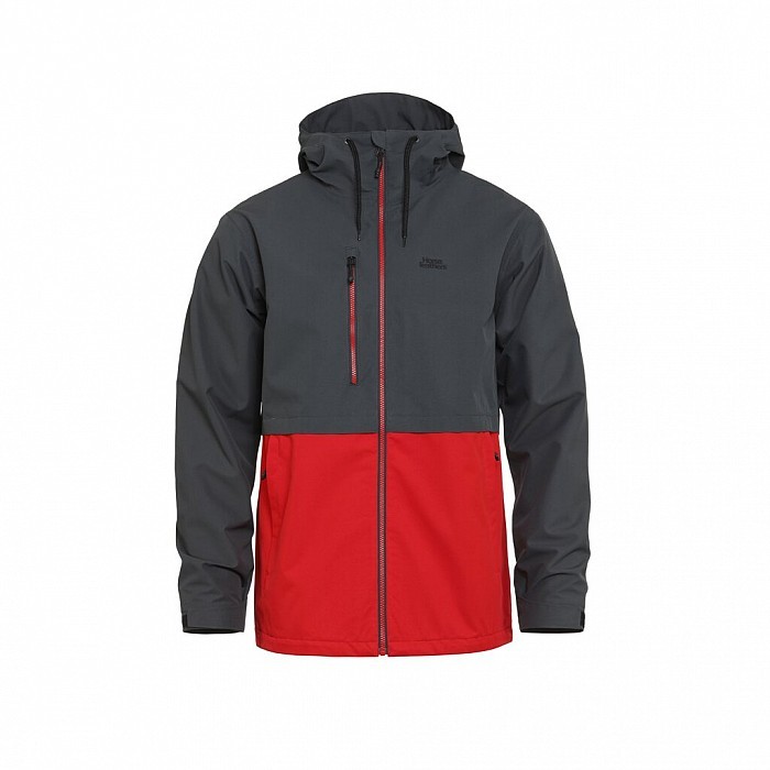 Bunda HORSEFEATHERS CLOSTER II JACKET 22/23 PHANTOM/LAVA RED