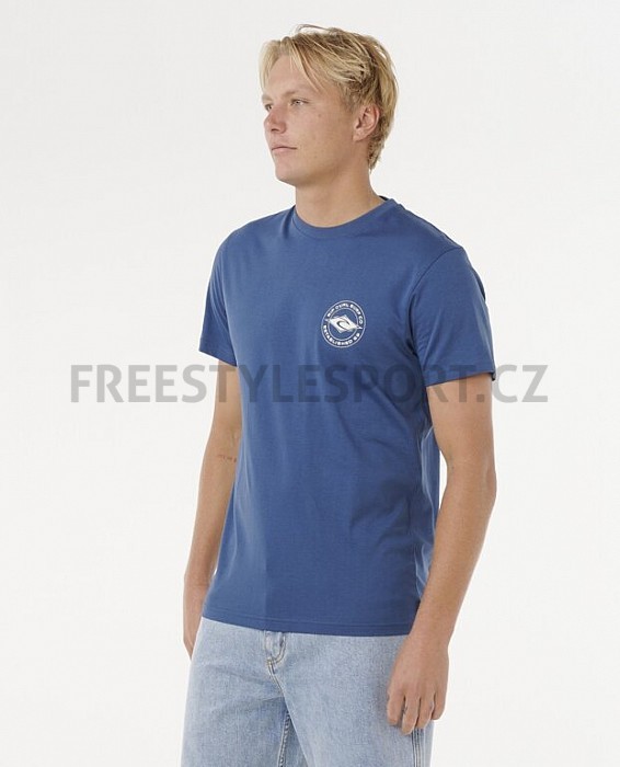 Triko RIP CURL STAPLE TEE LIGHT NAVY