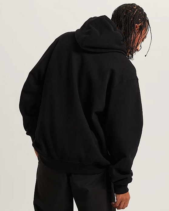 Mikina VANS LEFT CHEST II LOOSE PULLOVER BLACK