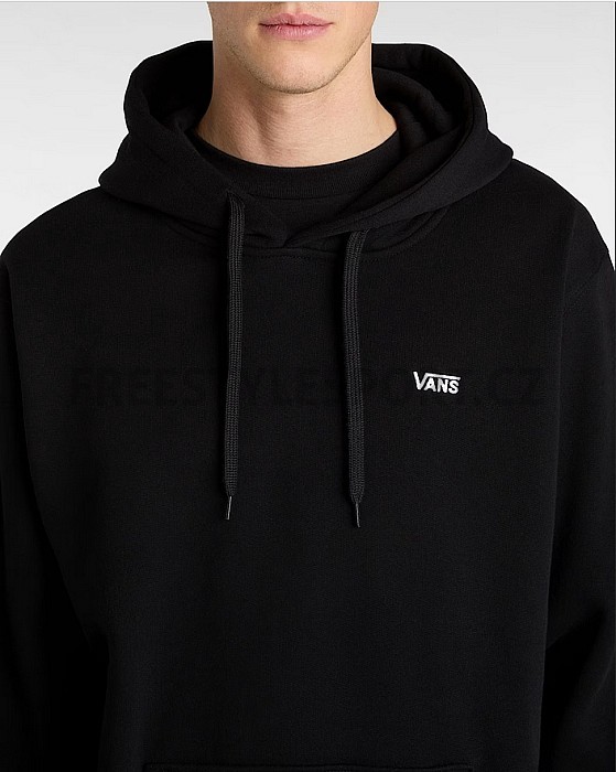 Mikina VANS LEFT CHEST II LOOSE PULLOVER BLACK