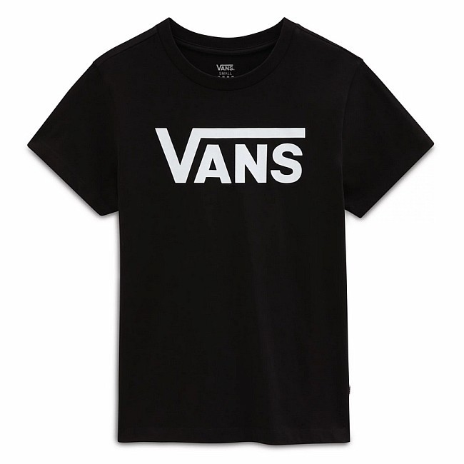 Triko VANS WM FLYING V CREW TEE BLACK