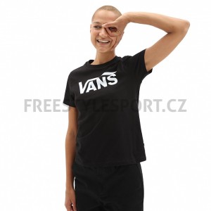Triko VANS WM FLYING V CREW TEE BLACK
