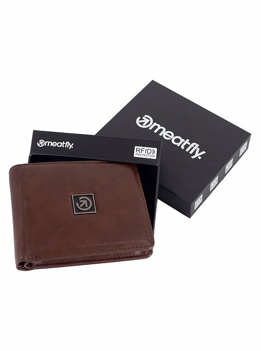 Peněženka MEATFLY DARIN WALLET BROWN