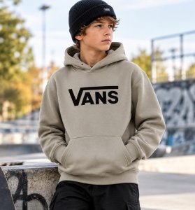 Mikina dětská VANS CLASSIC II PO WARM TAUPE