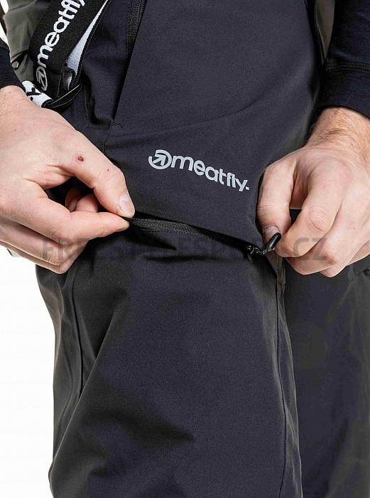 Kalhoty MEATFLY GHOST PANTS 25/26 BLACK