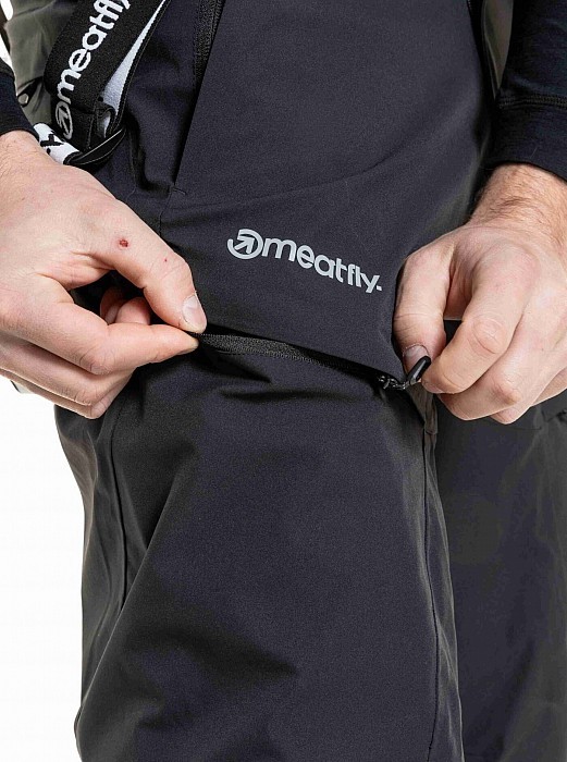 Kalhoty MEATFLY GHOST PANTS 25/26 BLACK