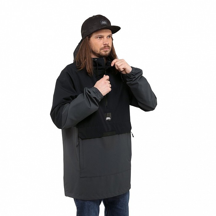 Pánská bunda HORSEFEATHERS SHAW JACKET BLACK/PHANTOM