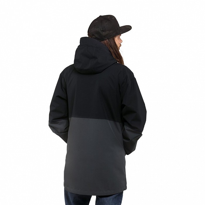 Pánská bunda HORSEFEATHERS SHAW JACKET BLACK/PHANTOM