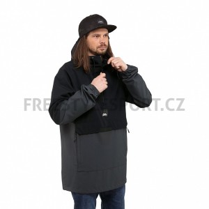 Pánská bunda HORSEFEATHERS SHAW JACKET BLACK/PHANTOM