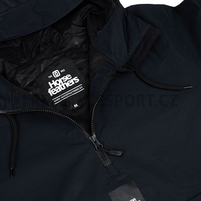 Pánská bunda HORSEFEATHERS SHAW JACKET BLACK/PHANTOM