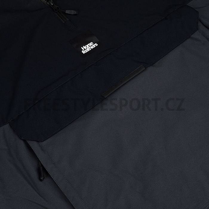Pánská bunda HORSEFEATHERS SHAW JACKET BLACK/PHANTOM