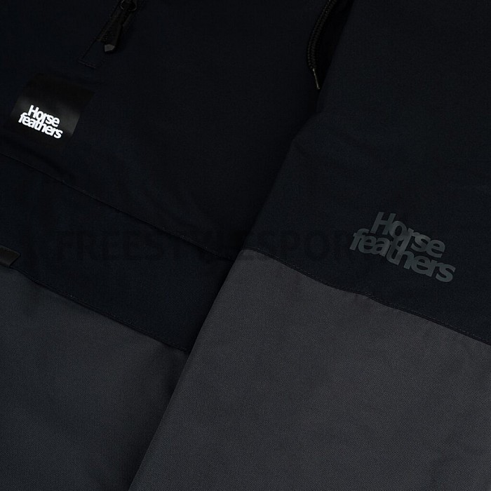 Pánská bunda HORSEFEATHERS SHAW JACKET BLACK/PHANTOM