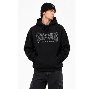 Mikina THRASHER METAL HOODIE BLACK