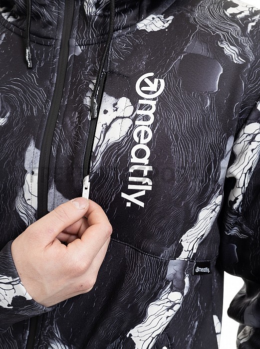 Mikina MEATFLY LIGHTYEAR TECHNICAL HOODIE DEEP LAKE