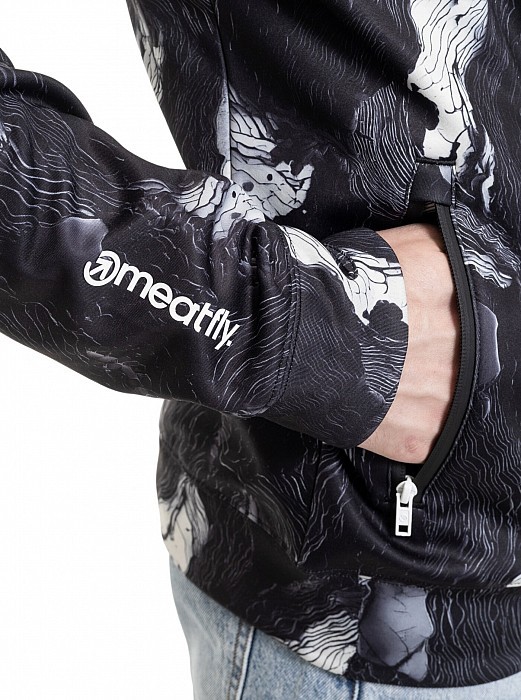 Mikina MEATFLY LIGHTYEAR TECHNICAL HOODIE DEEP LAKE