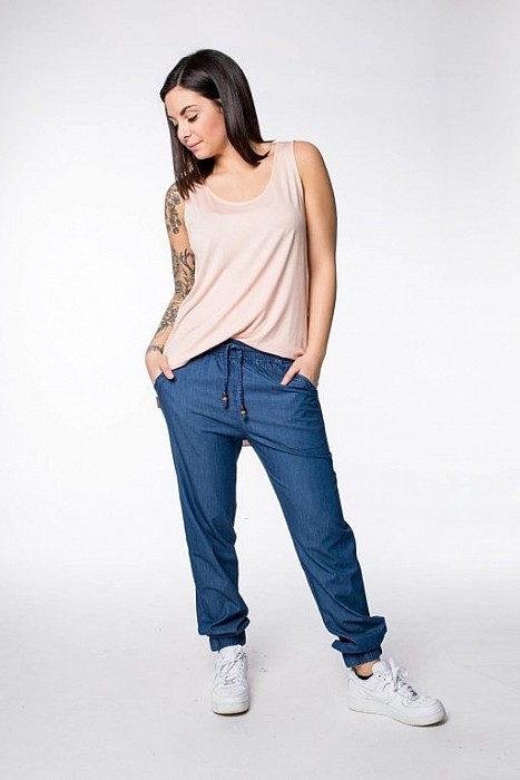 Kalhoty Alife and Kickin ALICIAAK DARK DENIM