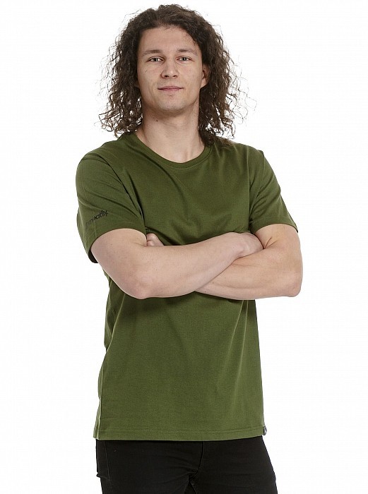 Trika MEATFLY BASIC T-SHIRT MULTIPACK CHARCOAL HEATHER/OLIVE/NAVY HEATHER