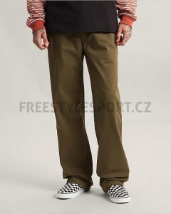 Kalhoty VANS AUTHENTIC CHINO STRAIGHT PANT MOSSY OLIVE