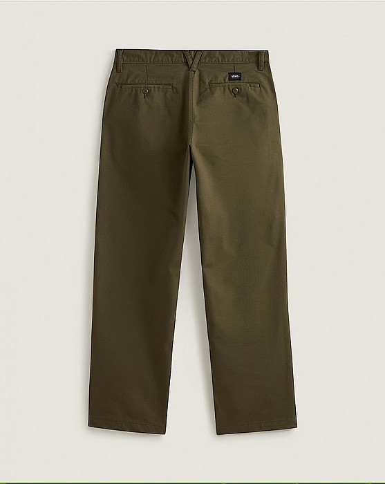 Kalhoty VANS AUTHENTIC CHINO STRAIGHT PANT MOSSY OLIVE