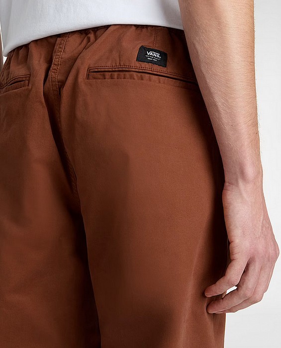 Kalhoty VANS RANGE RELAXED ELASTIC PANT TORTOISE SHELL
