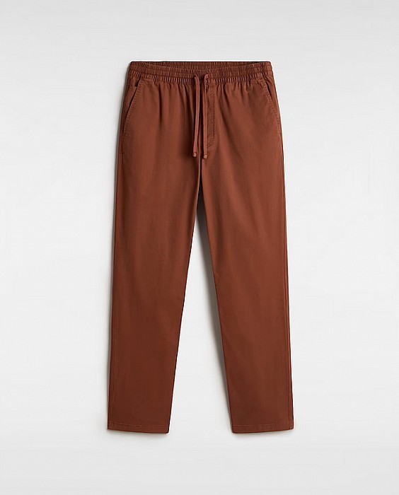 Kalhoty VANS RANGE RELAXED ELASTIC PANT TORTOISE SHELL