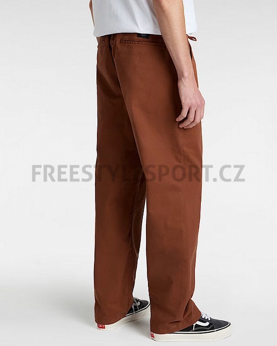 Kalhoty VANS RANGE RELAXED ELASTIC PANT TORTOISE SHELL
