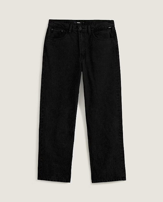 Kalhoty VANS SKATE CHECK-5 LOOSE BLACK DENIM