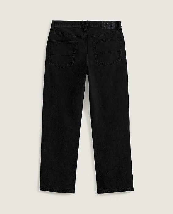 Kalhoty VANS SKATE CHECK-5 LOOSE BLACK DENIM