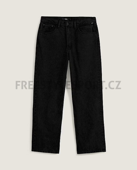 Kalhoty VANS SKATE CHECK-5 LOOSE BLACK DENIM