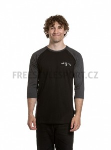 Triko MEATFLY KENNEDY RAGLAN BLACK