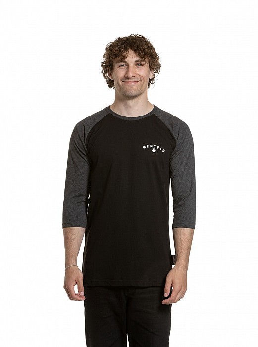 Triko MEATFLY KENNEDY RAGLAN BLACK