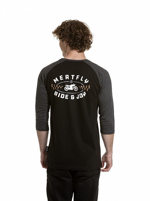 Triko MEATFLY KENNEDY RAGLAN BLACK