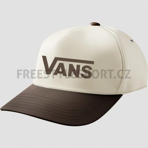 Kšiltovka VANS DROP V LOGO SNAPBACK VINTAGE COCOA