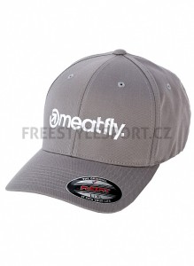 Kšiltovka MEATFLY BRAND FLEX FIT GREY