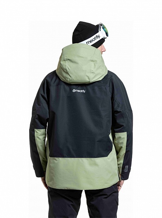 Unisex SNOWBOARD & SKI BUNDA MEATFLY MADDIE 2025/26 BLACK/OLIVE LIGHT