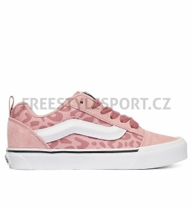 Tenisky VANS KNU SKOOL LEOPARD MISTY MAUVE