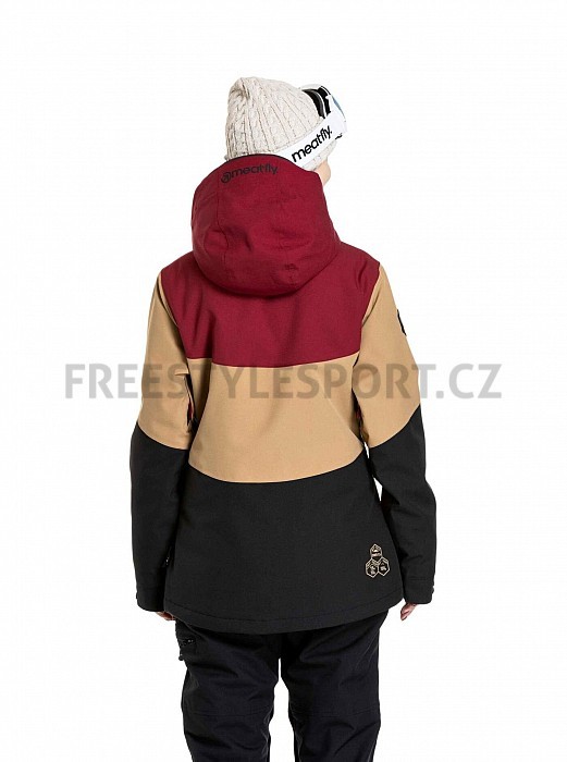 Dámská bunda MEATFLY KIRSTEN BEET RED/BLACK